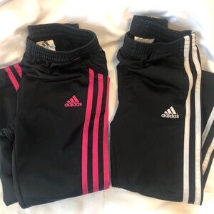 2 Pair Girls Adidas pants